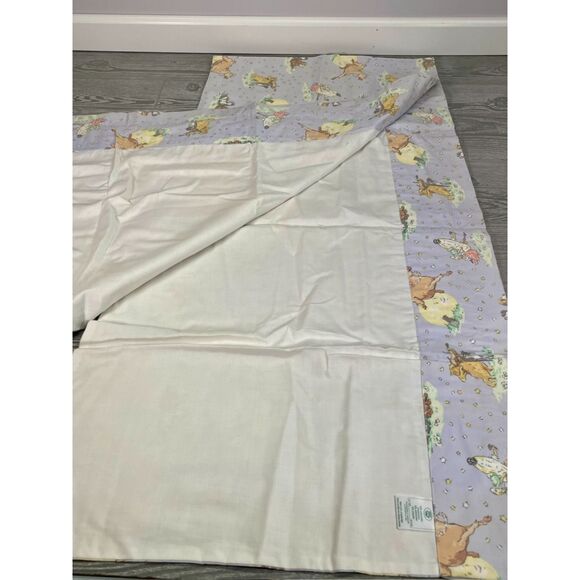 Laura Ashley Nursery Rhyme Curtain Valances Hey Diddle Cow Moon - Set of TWO! - Picture 6 of 12